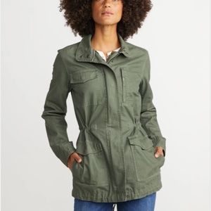 Marine Layer Rotterham Utility Jacket (Faded Olive) in S
